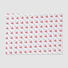 De Seda Papel Tecido para Cocktails do século Médio