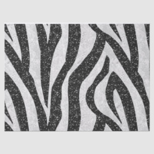 De Seda Papel Tecido para Impressão Zebra Rockabilly
