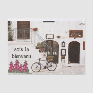 De Seda Papel Tecido para Presentes na Rua Francesa