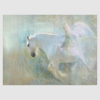 De Seda Papel Tecido Pegasus Decoupage