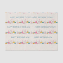 Papel Tecido Personalizado para Festa – Bolos Dood