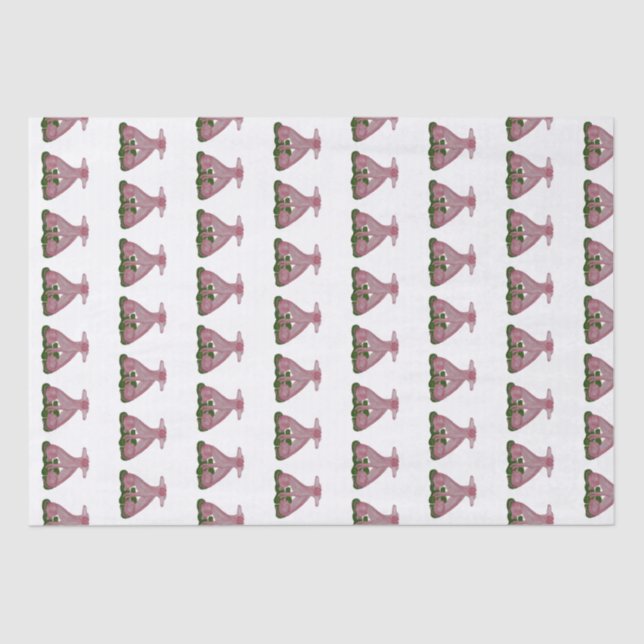 De Seda Papel Tecido Pintado Pintado em Staffordshire (Frente )