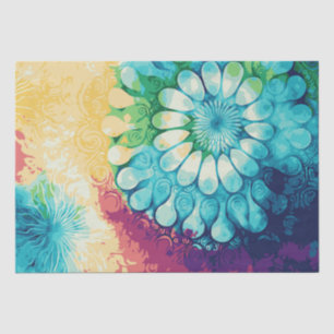 De Seda Papel Tecido Rainbow Tie-Dye 2