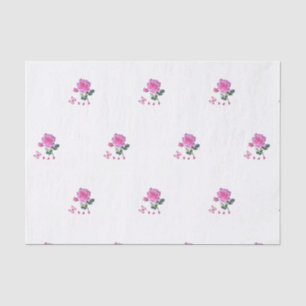 De Seda Papel Tecido Rosa Rosa Rosa Borboleta Beija Coraçõ
