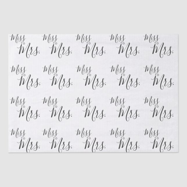 De Seda Papel Tecido - Senhorita para Senhora (Frente )