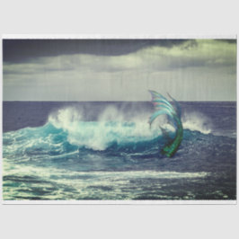 De Seda Papel Tecido Sereia