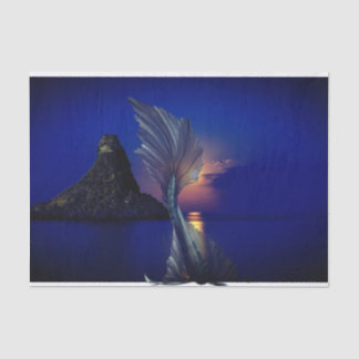 De Seda Papel Tecido Sereia