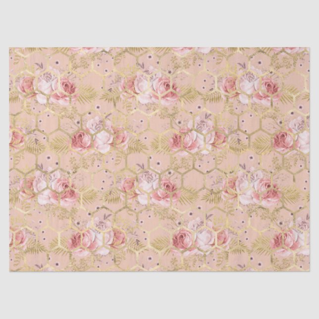 De Seda Papel Tecido Série Princess Bee Design 5 (Frente )