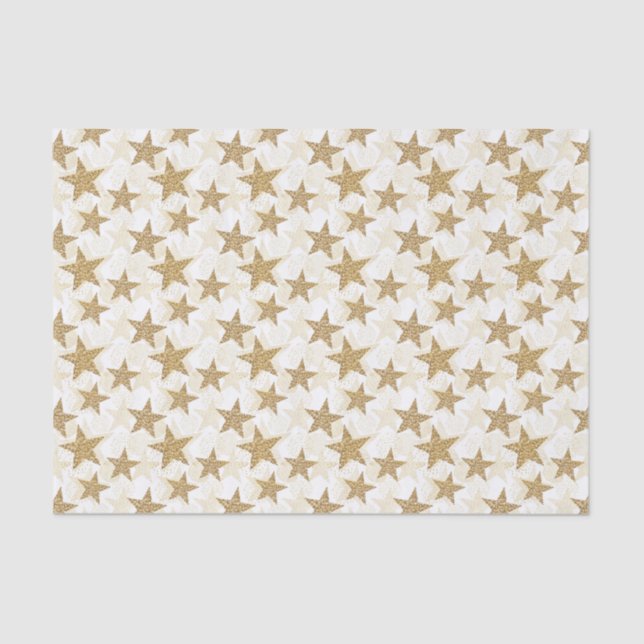 De Seda Papel Tecido Shiny Star (Frente )