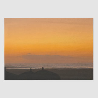 De Seda Papel Tecido Sunset