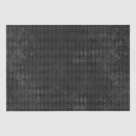 De Seda Papel Tecido Vintage Black Harlequin