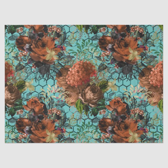 De Seda Papel Tecido Woodland Bee Series Design 23 (Frente )