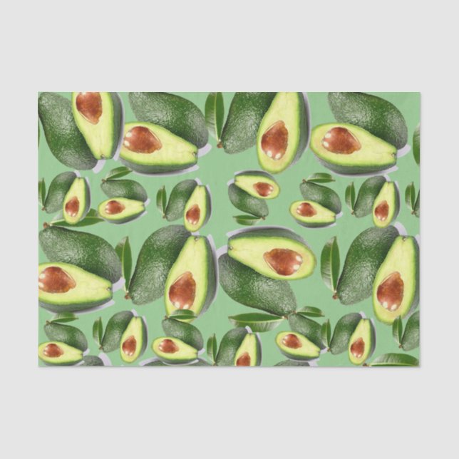 De Seda Papel Tecidual Avocados (Frente )