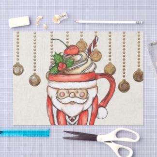 De Seda Papel Tecidual Cozy Christmas B