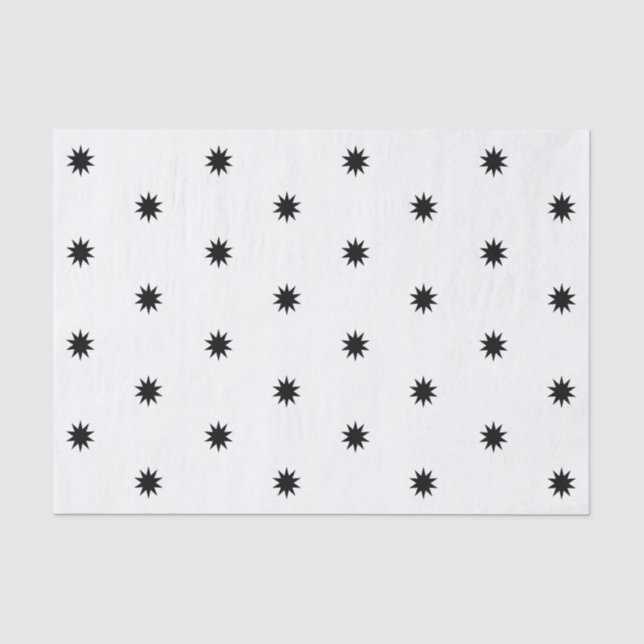 De Seda Papel Tecidual das Estrelas Funky (Frente )
