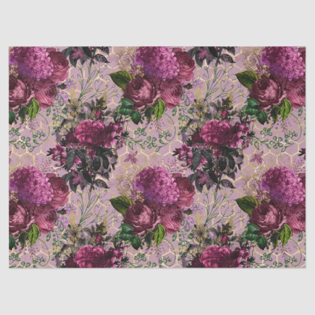 De Seda Papel Tecidual Design 14 da Série Bee Lovely (Frente )