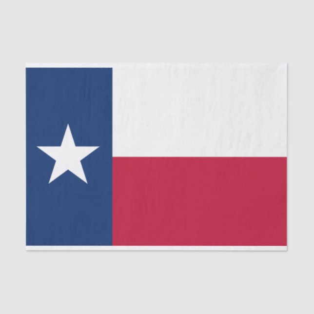 De Seda Papel Tecidual do Sinalizador Texas (Frente )