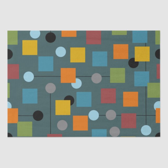 De Seda Papel Tecidual - Médio-Século Moderno 1.3 Invisíve (Frente )