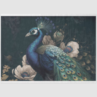 De Seda Papel Tecidual - Peacock Majestoso