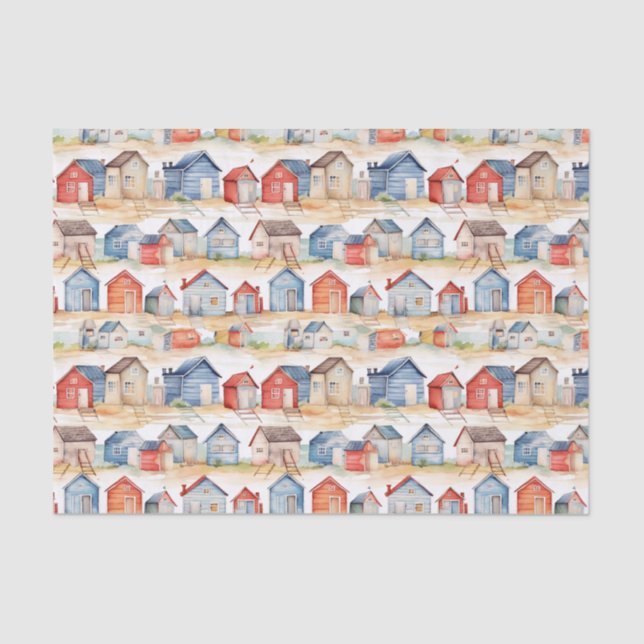 De Seda Papel Tecidual Praia Verão (Frente )