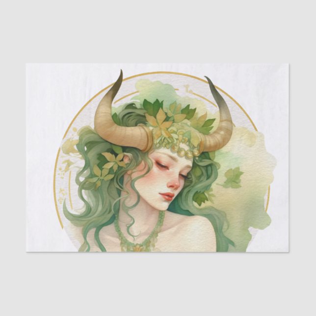 De Seda Papel Tecidual Taurus (Frente )
