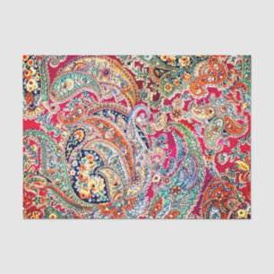 De Seda Papel Tecidual Zsa Paisley