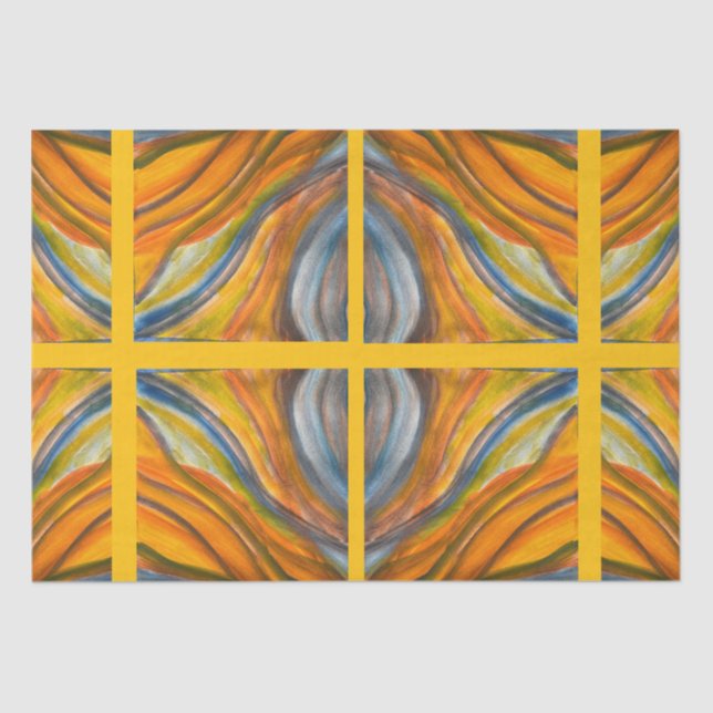 De Seda Papel tecidular (Frente )