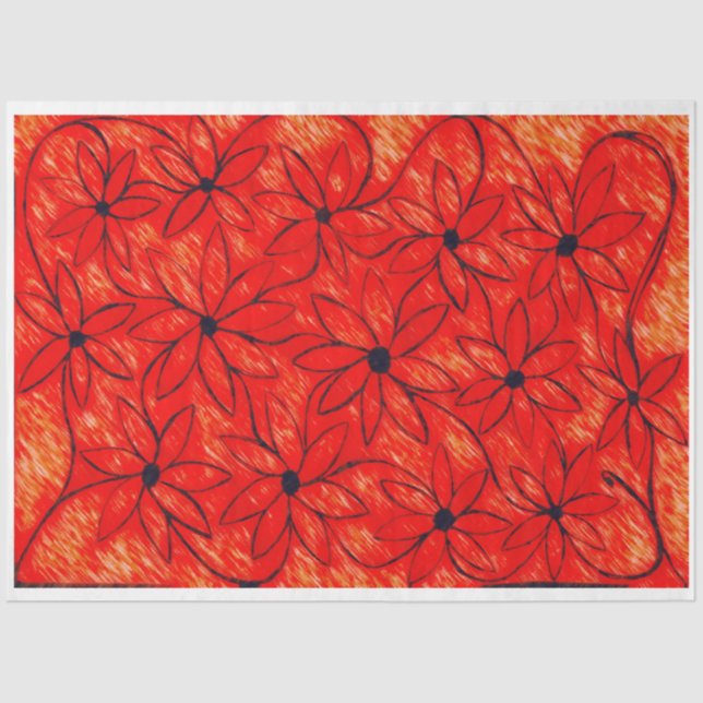 De Seda Papel tecidular (Frente )