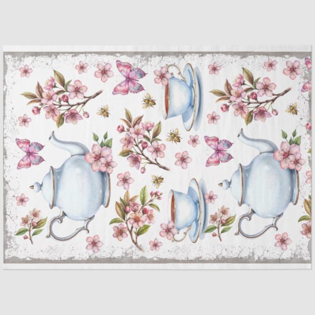 De Seda Papel tecidular (Frente )