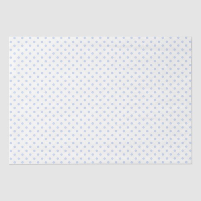 De Seda Papel tecidular/Bolinhas azul (Frente )