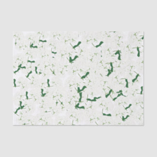 De Seda Papel tecidular branco hydrangas