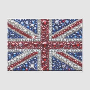 De Seda Papel tecidular com cores britânicas design
