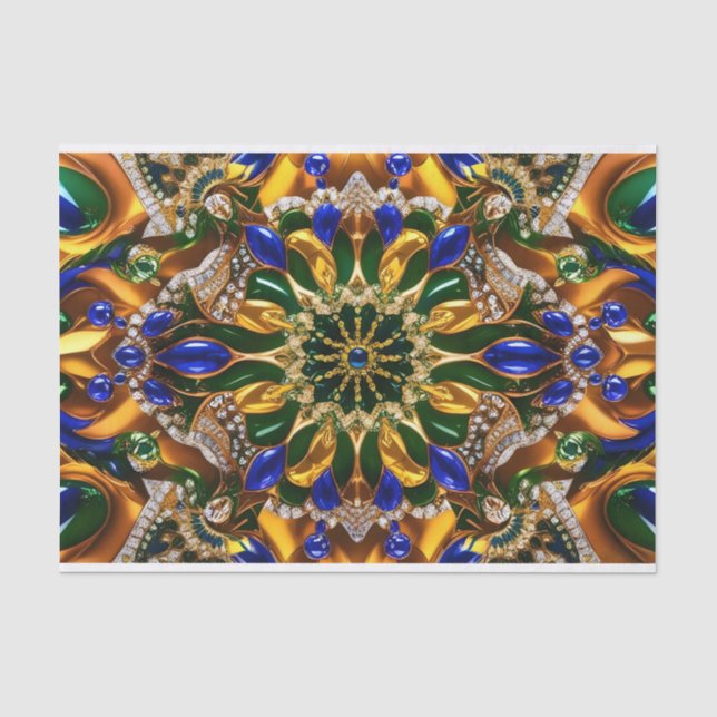 De Seda Papel tecidular com design do Brasil (Frente )