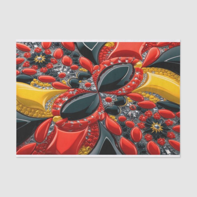 De Seda Papel tecidular com design na Alemanha (Frente )