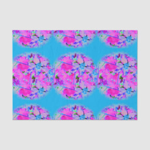 De Seda Papel tecidular cor-de-rosa floral