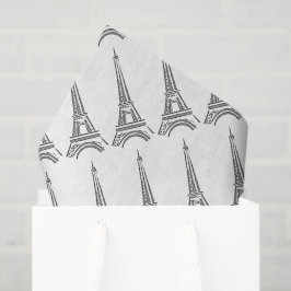 De Seda Papel tecidular da torre Eiffel