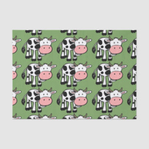De Seda Papel tecidular das vacas do país