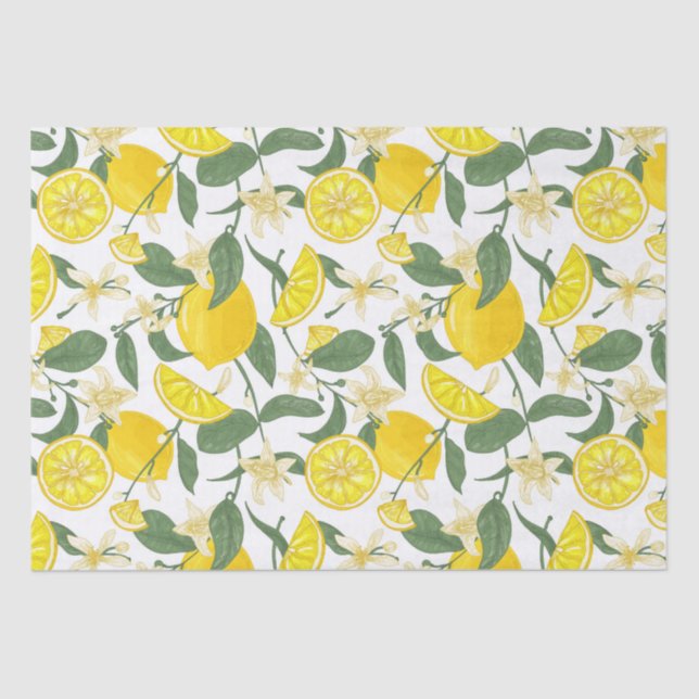 De Seda Papel tecidular dos citrinos (Frente )