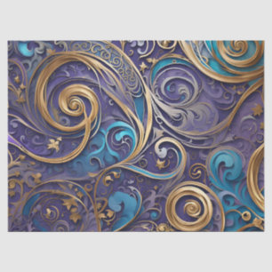 De Seda papel tecidular em espiral