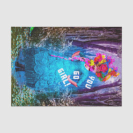 De Seda Papel tecidular feminino