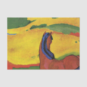 De Seda Papel tecidular FRANZ MARC HORSES