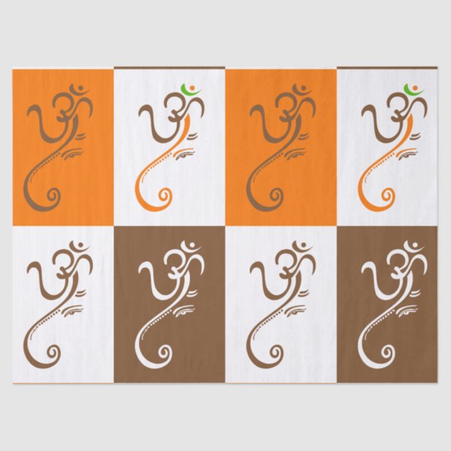 De Seda Papel tecidular Ganesha (Frente )