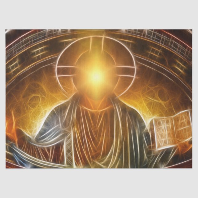 De Seda papel tecidular moderno jesus (Frente )