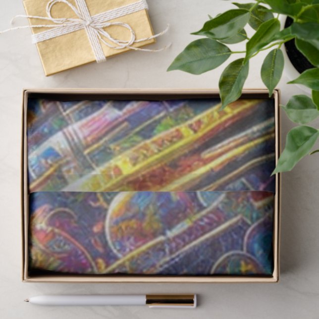 De Seda Papel tecidular Raça Espacial (Presente)