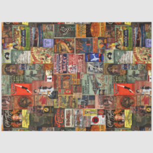 De Seda Papel Teclado Publicitário Vintage