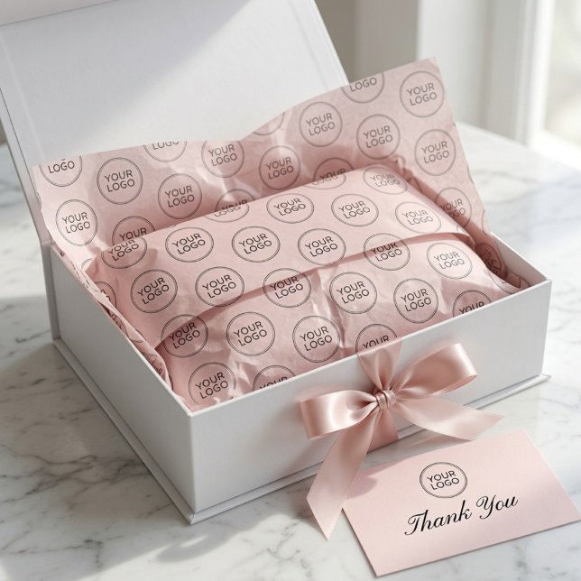 De Seda Papel Tissue com Logotipo Personalizado | Negócios (Criador carregado)