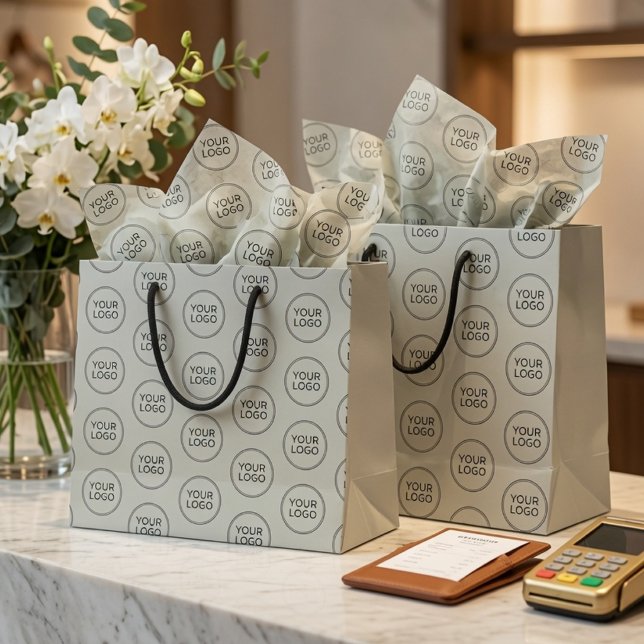 De Seda Papel Tissue com Logotipo Personalizado | Negócios (Criador carregado)