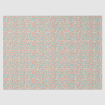 Papel Tissue Coral Aqua Natal Costeiro