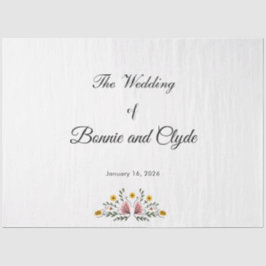 De Seda Papel Tissue Elegante para Casamento para Embrulha