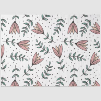 De Seda Papel Tissue Floral Minimalista Fofo